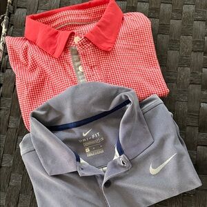Set of 2 Nike Men's Dri-Fit Polo Shirts